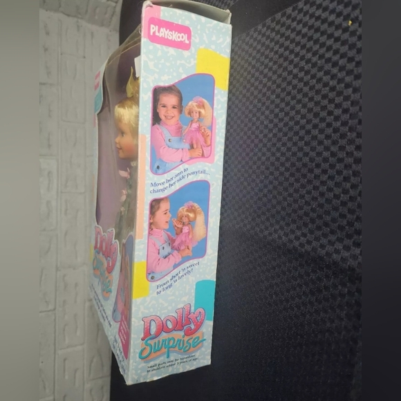 Rare Dolly Suprise Prairie Girl Doll 1989 Playskool new in box Hair Really Grows - Picture 11 of 15